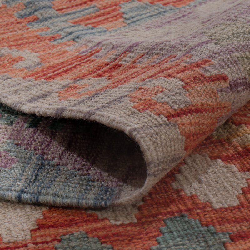 Kelim Teppich - Splash - 192 x 150 cm - mehrfarbig