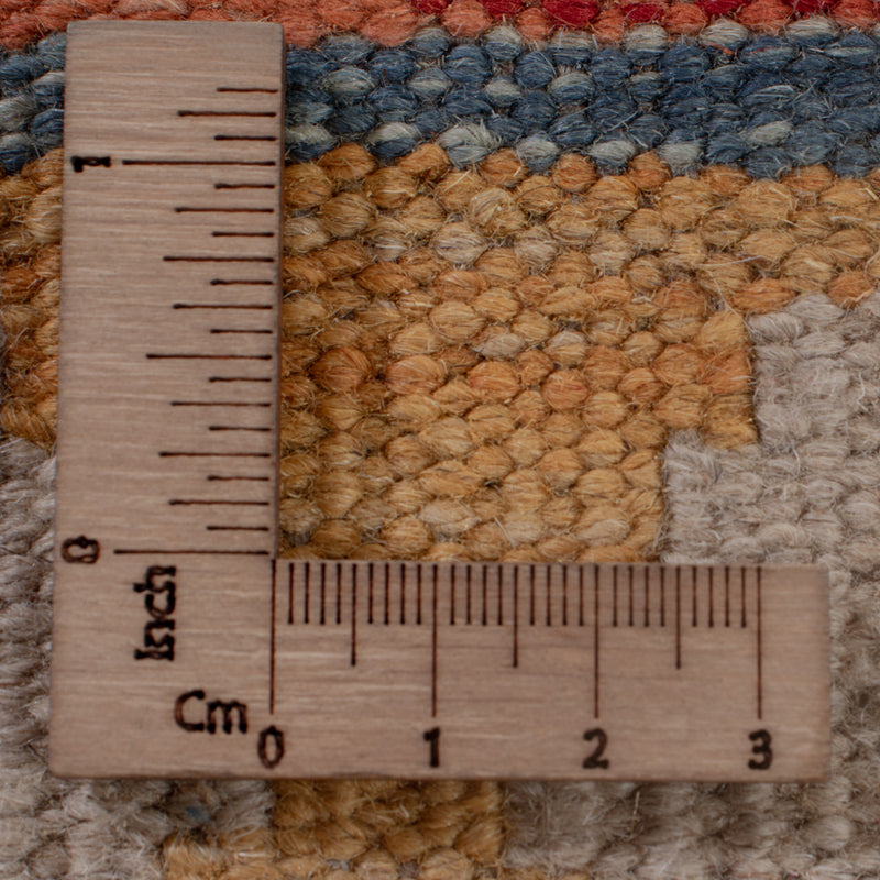 Kelim Teppich - Splash - 193 x 150 cm - mehrfarbig