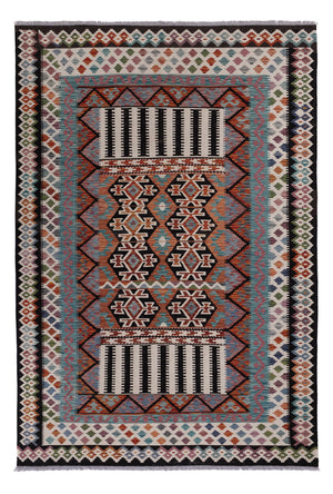 Kelim Teppich - Splash - 297 x 203 cm - mehrfarbig