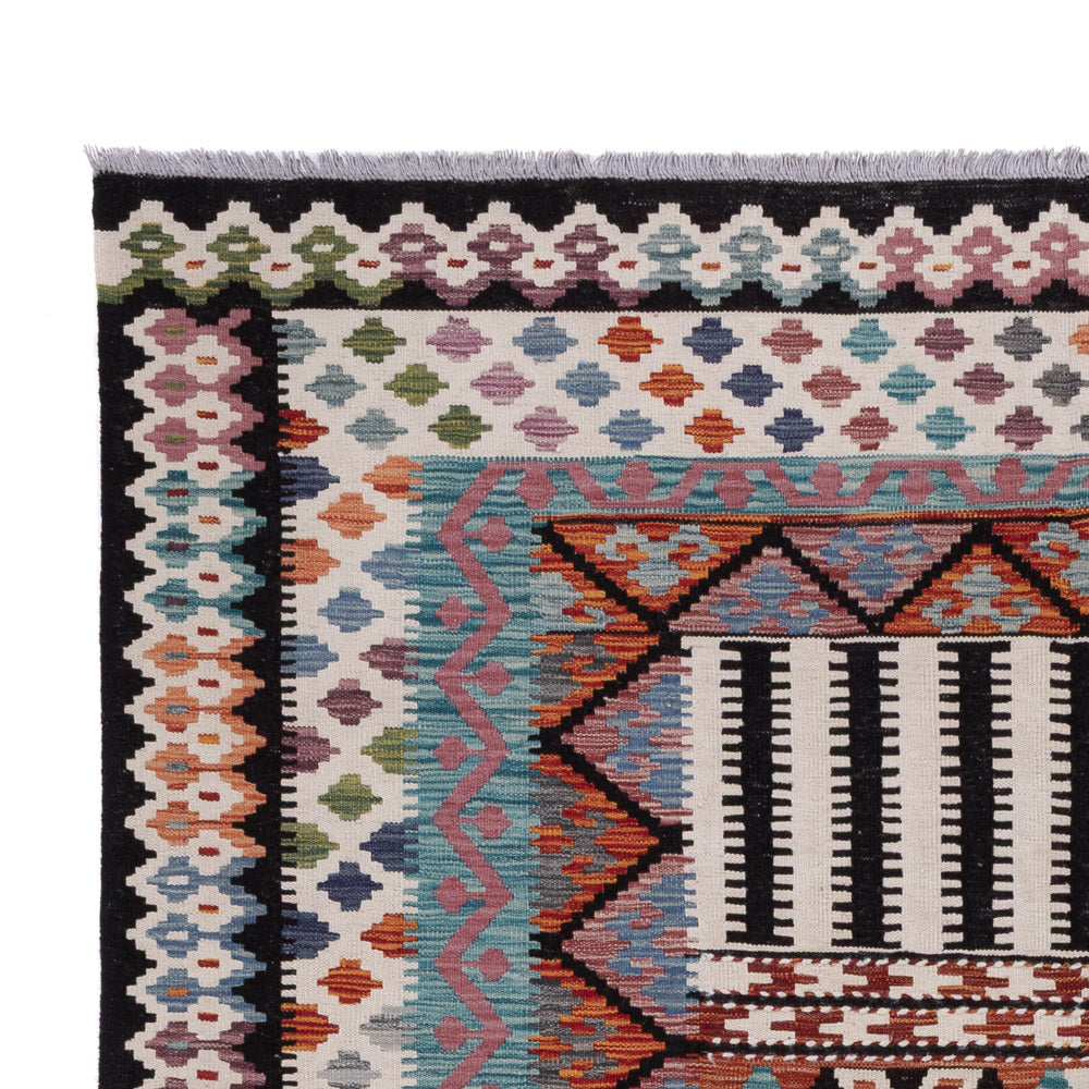 Kilim Maimana Tapijt 297x203cm - Wollen tapijt