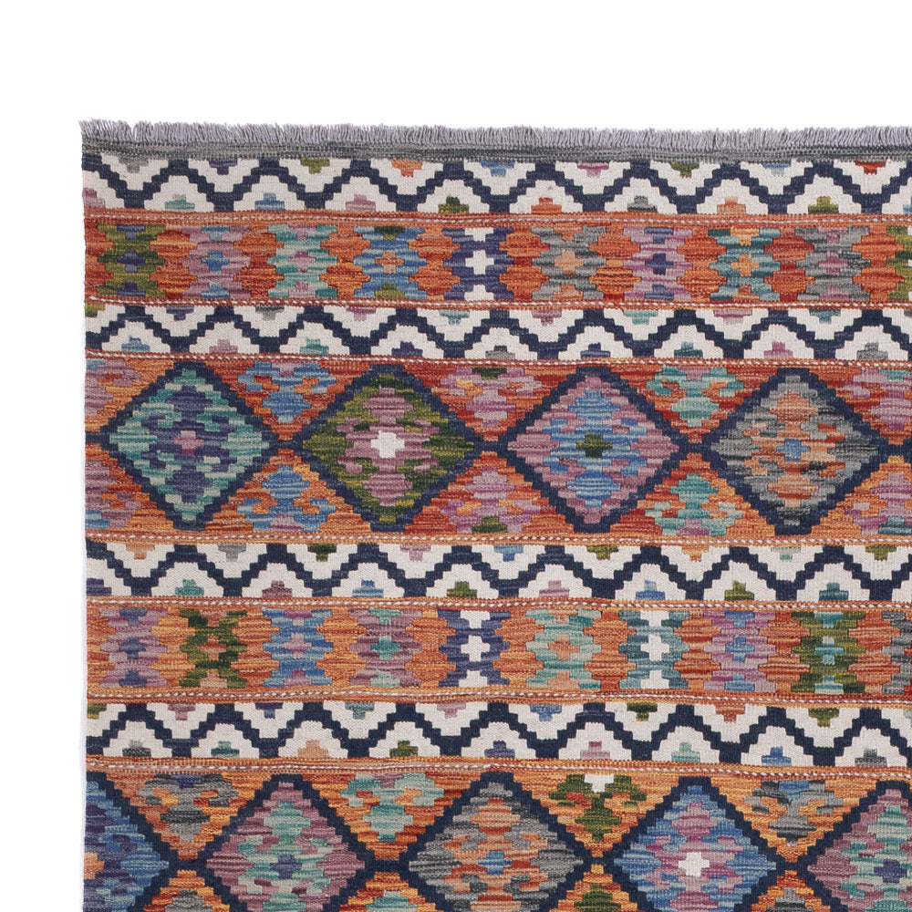 Kilim Maimana Tapijt 296x211cm - Wollen tapijt