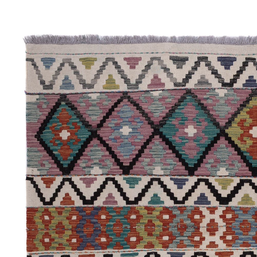 Kilim Maimana Tapijt 236x176cm - Wollen tapijt