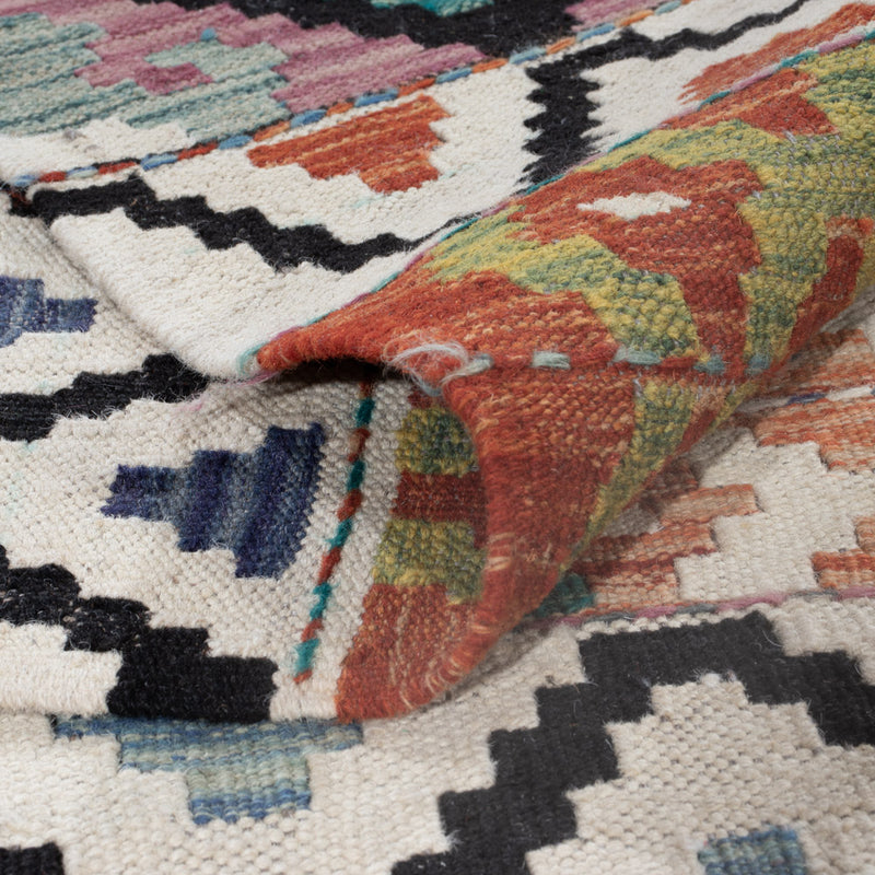 Kelim Teppich - Splash - 236 x 176 cm - mehrfarbig