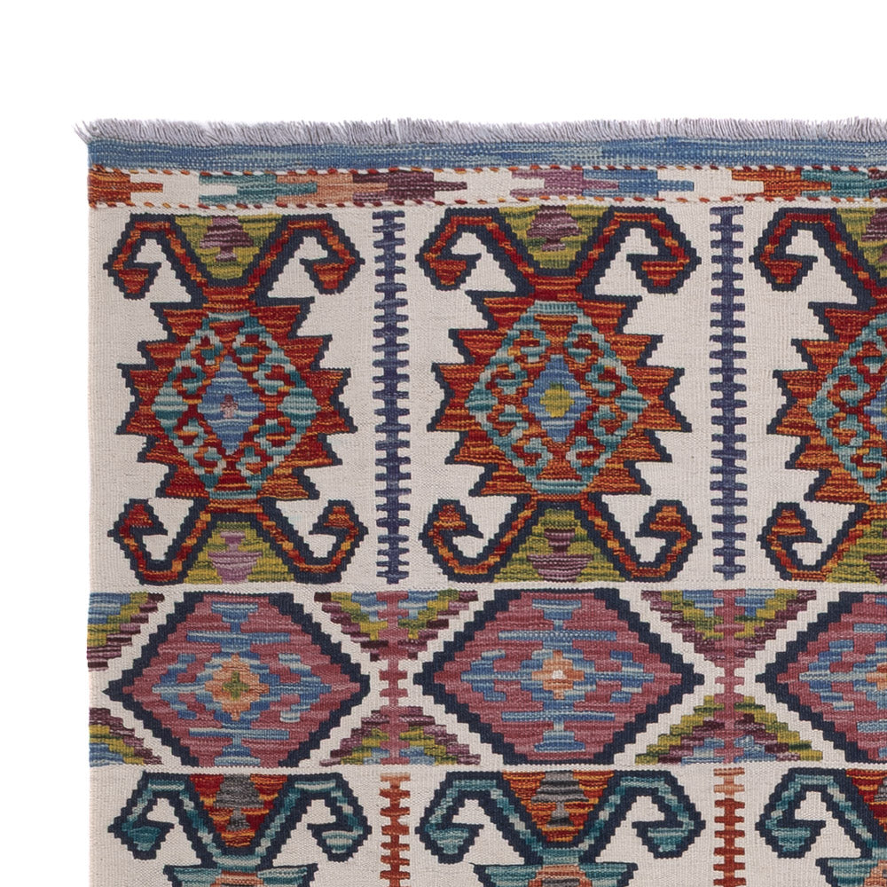 Kilim Maimana Tapijt 238x183cm - Wollen tapijt