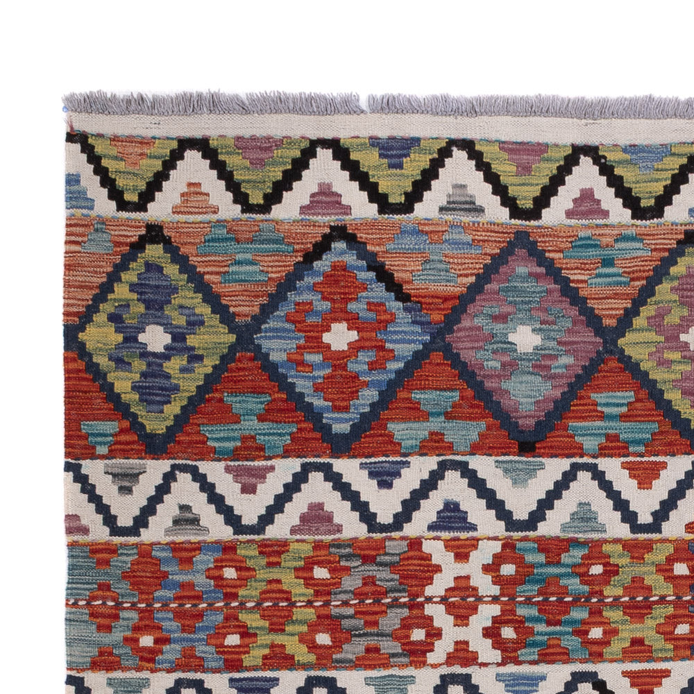 Kilim Maimana Tapijt 237x176cm - Wollen tapijt