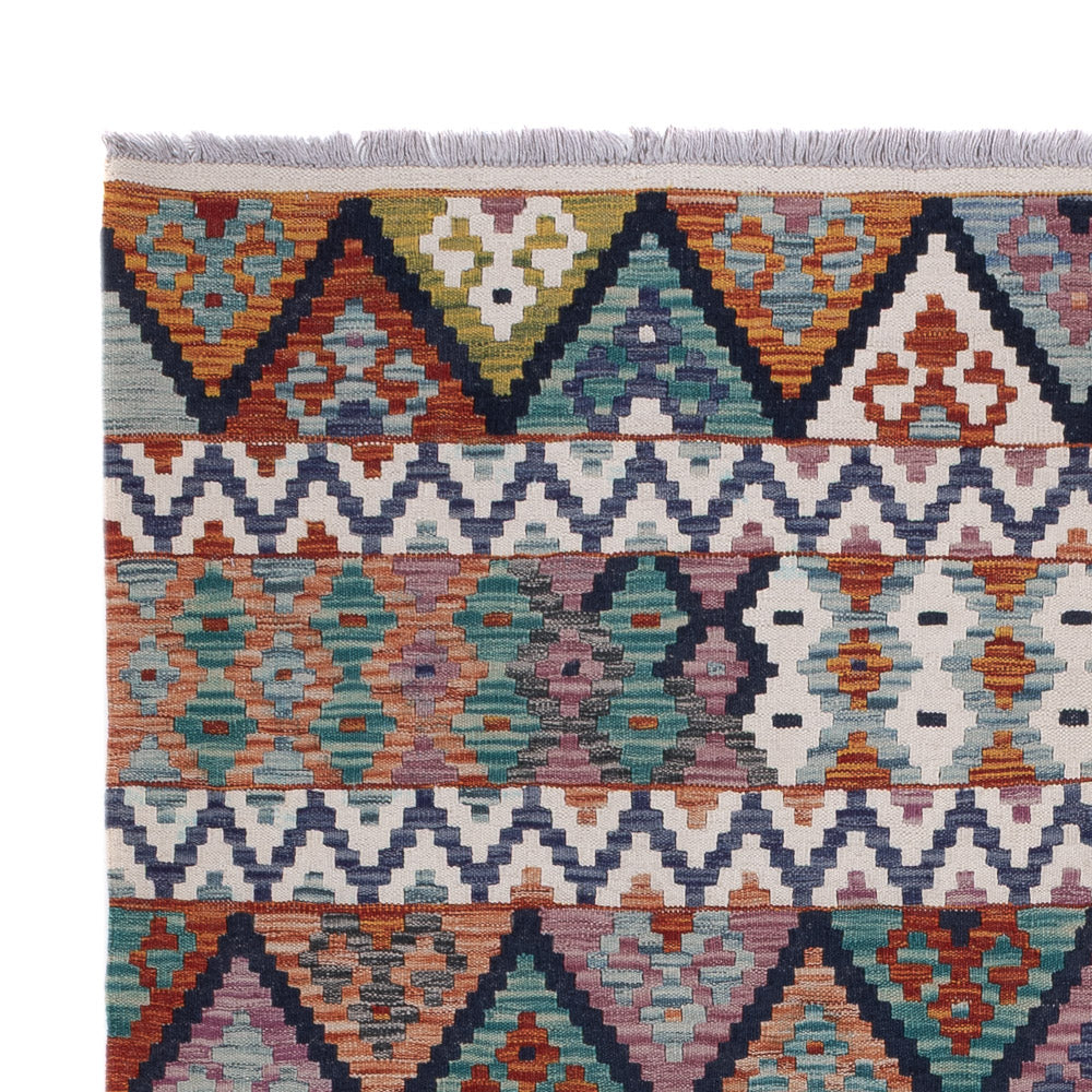 Kilim Maimana Tapijt 241x185cm - Wollen tapijt