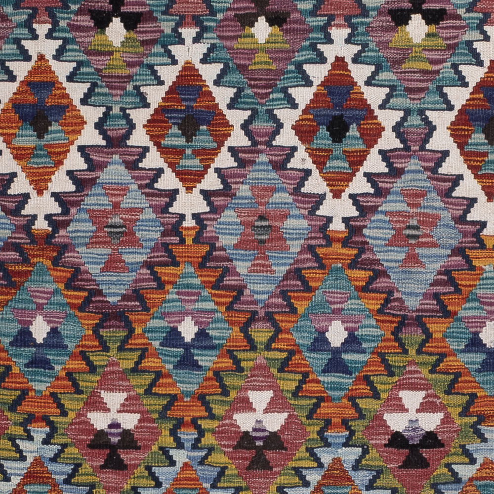 Kelim Teppich - Splash - 253 x 167 cm - mehrfarbig
