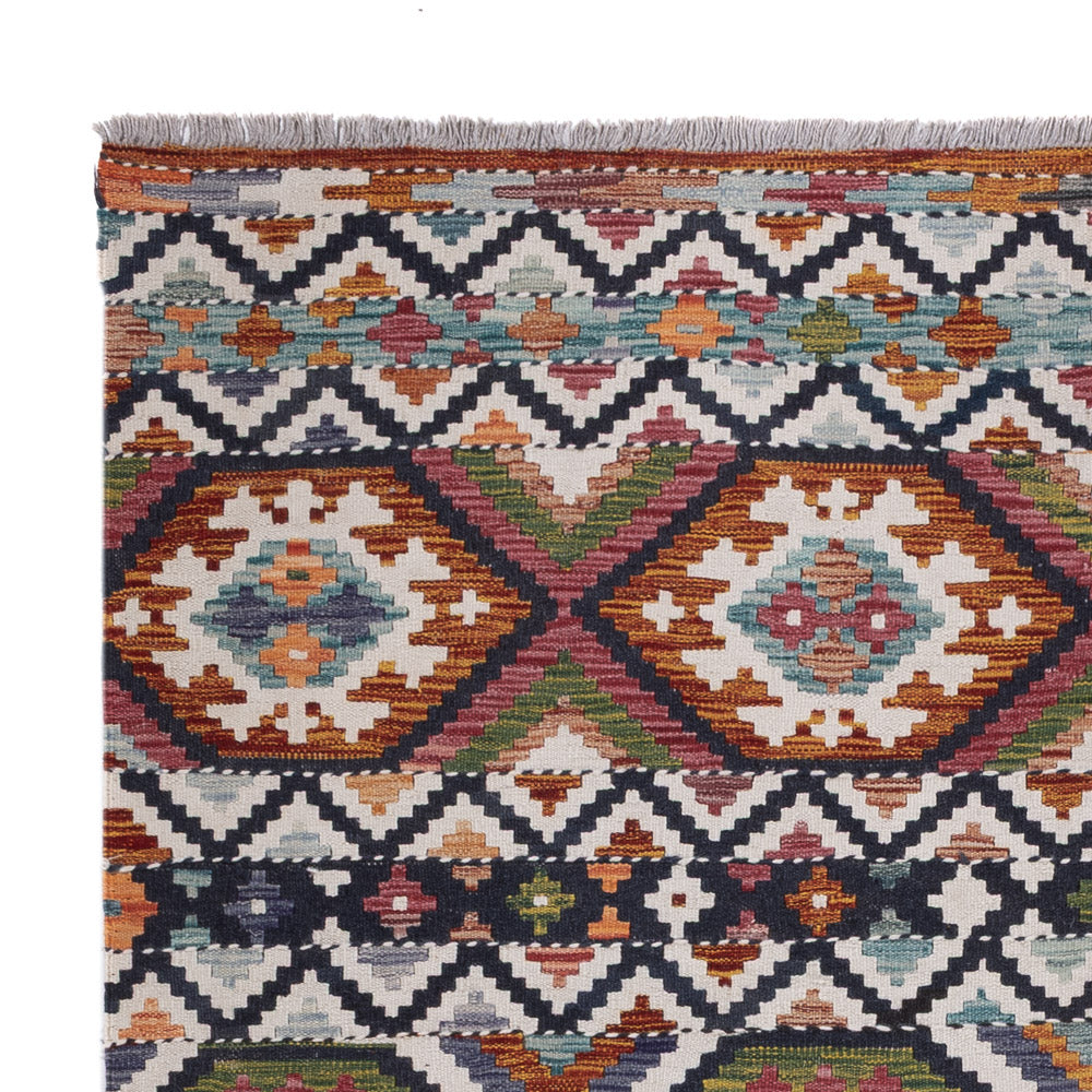 Kilim Maimana Tapijt 256x190cm - Wollen tapijt