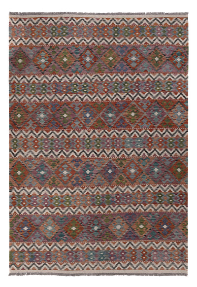Kilim Maimana Tapijt 206x294cm - Wollen tapijt