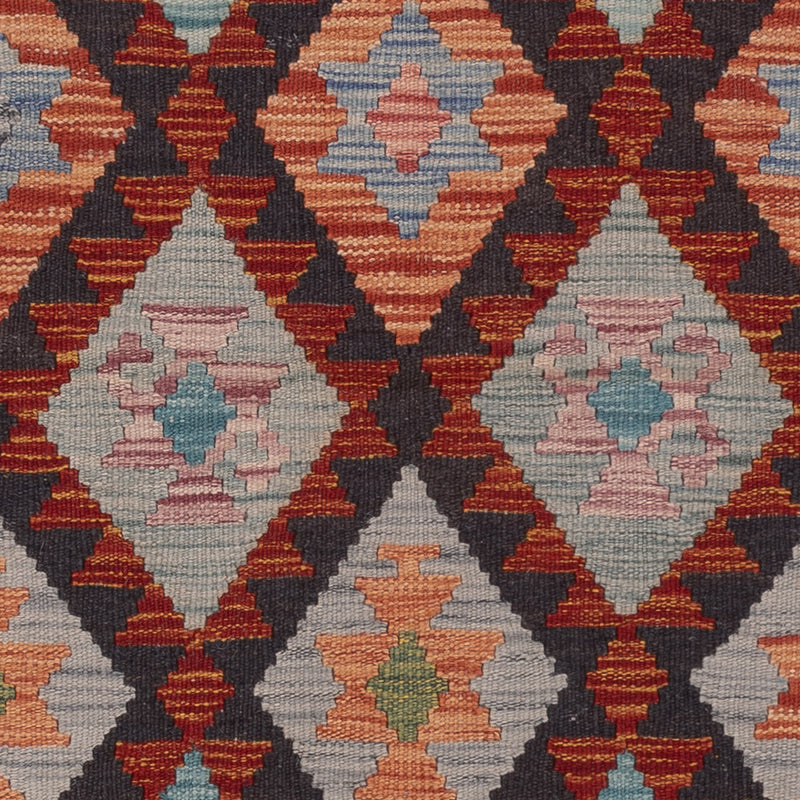 Kelim Teppich - Splash - 196 x 155 cm - mehrfarbig