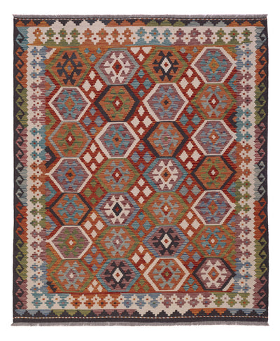 Kilim Maimana Tapijt 157x192cm - Wollen tapijt