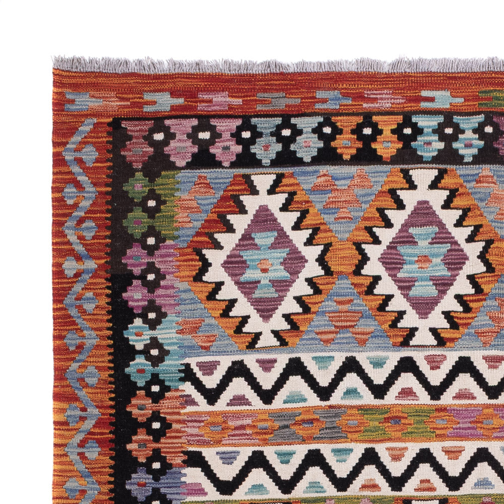 Kilim Maimana Tapijt 245x183cm - Wollen tapijt