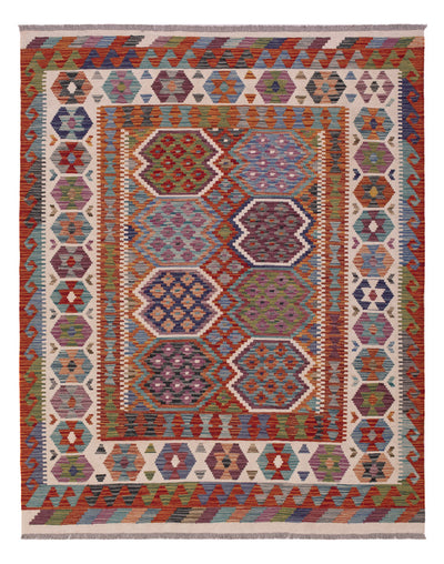 Kilim Maimana Tapijt 158x195cm - Wollen tapijt