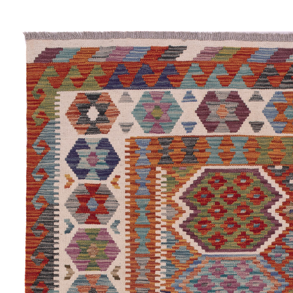 Kilim Maimana Tapijt 195x158cm - Wollen tapijt