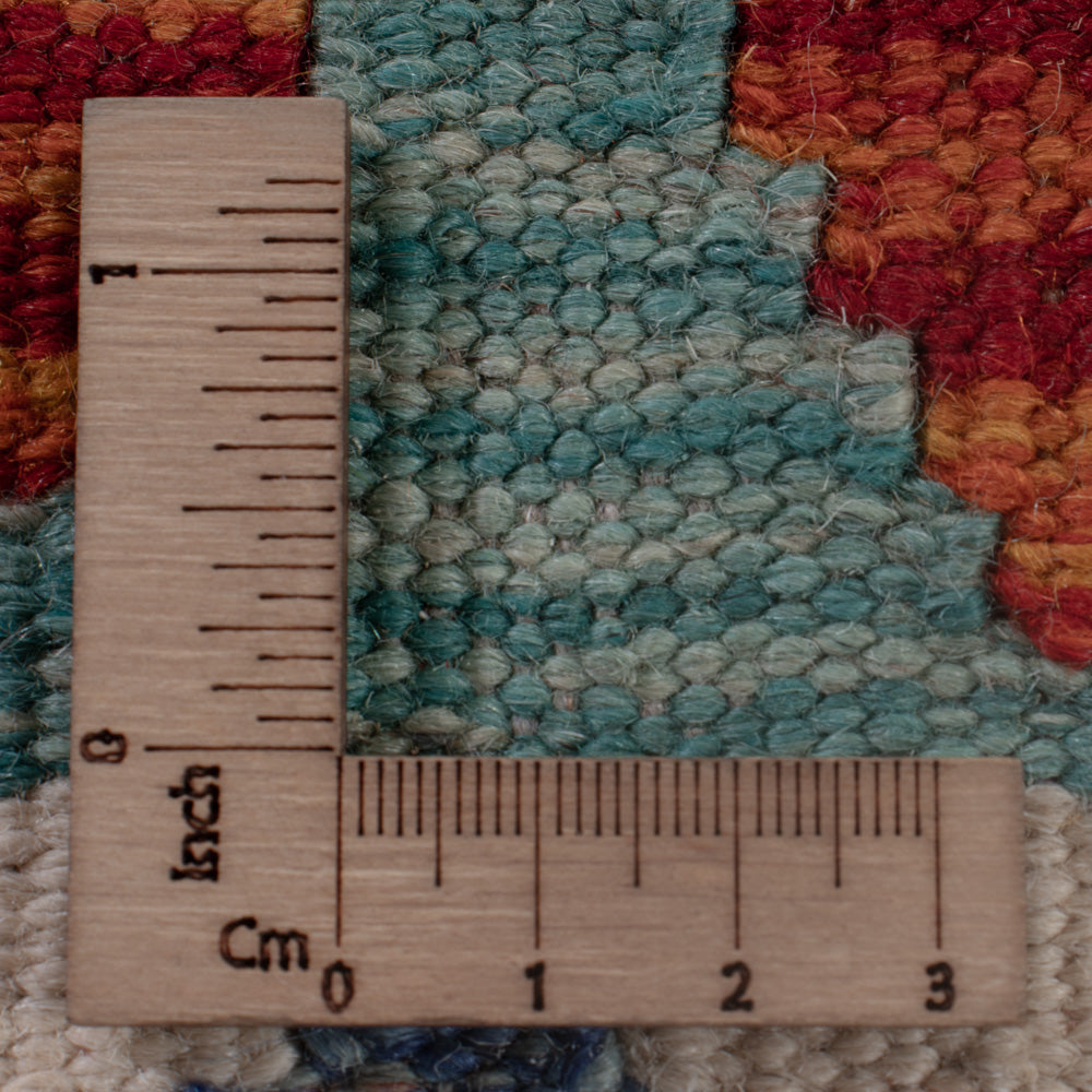 Kelim Teppich - Splash - 195 x 158 cm - mehrfarbig