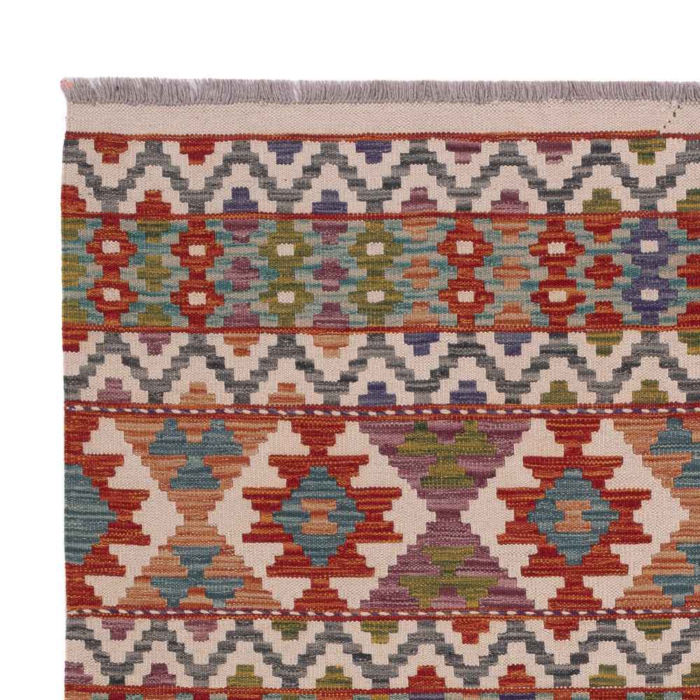 Kilim Maimana Tapijt 198x148cm - Wollen tapijt