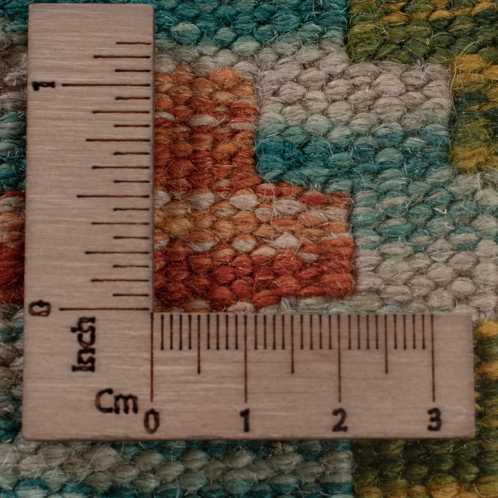 Kelim Teppich - Splash - 198 x 148 cm - mehrfarbig