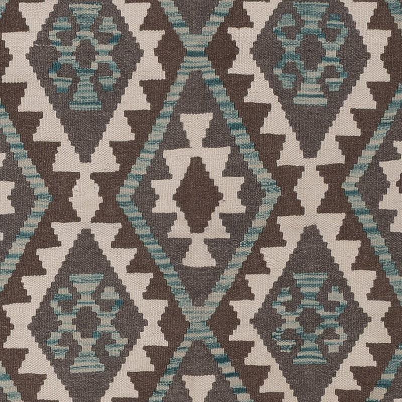 Kelim Teppich - Splash - 286 x 206 cm - dunkelgrau