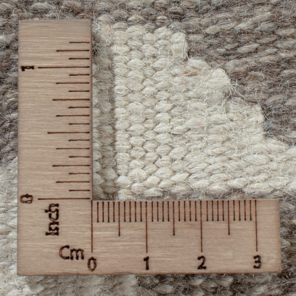 Kelim Teppich - Splash - 296 x 202 cm - hellgrau