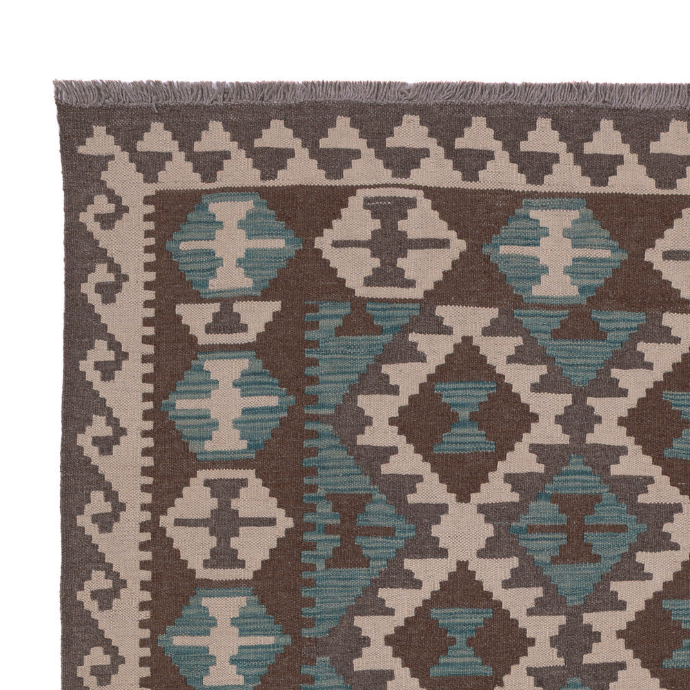 Kilim Maimana Tapijt 195x151cm - Wollen tapijt