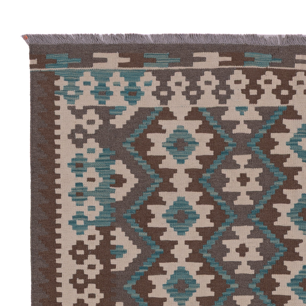 Kilim Maimana Tapijt 190x147cm - Wollen tapijt