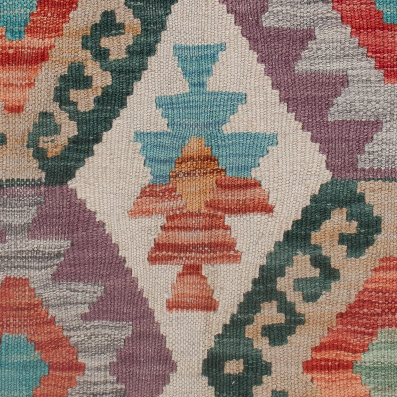 Kelim tapijt - Splash - 125 x 78 cm - veelkleurig