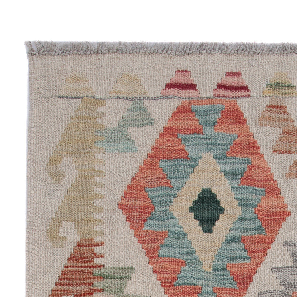 Kelim tapijt - Splash - 125 x 78 cm - veelkleurig