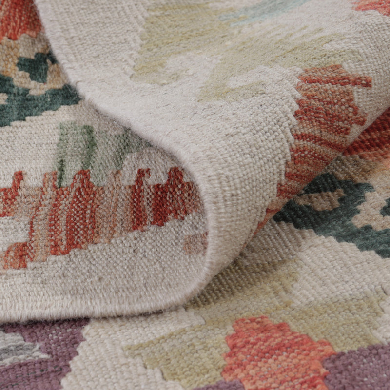 Kelim tapijt - Splash - 125 x 78 cm - veelkleurig