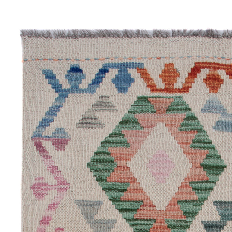 Kelim tapijt - Splash - 126 x 80 cm - veelkleurig