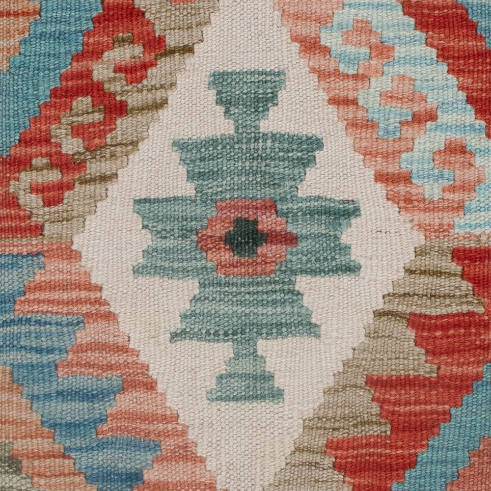 Kelim tapijt - Splash - 128 x 82 cm - veelkleurig