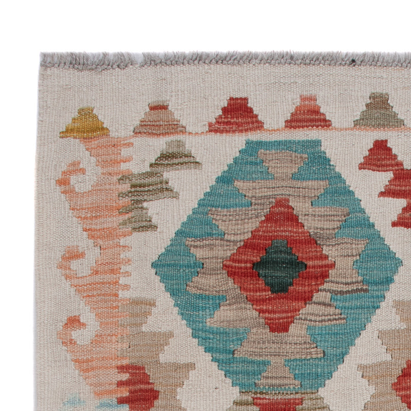 Kelim tapijt - Splash - 128 x 82 cm - veelkleurig