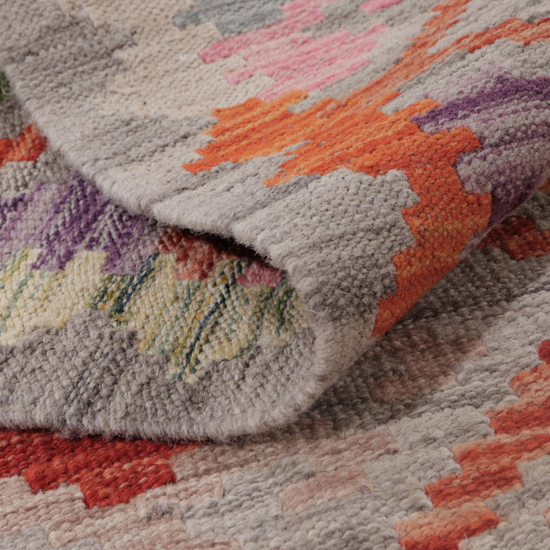 Kelim tapijt - Splash - 130 x 83 cm - veelkleurig