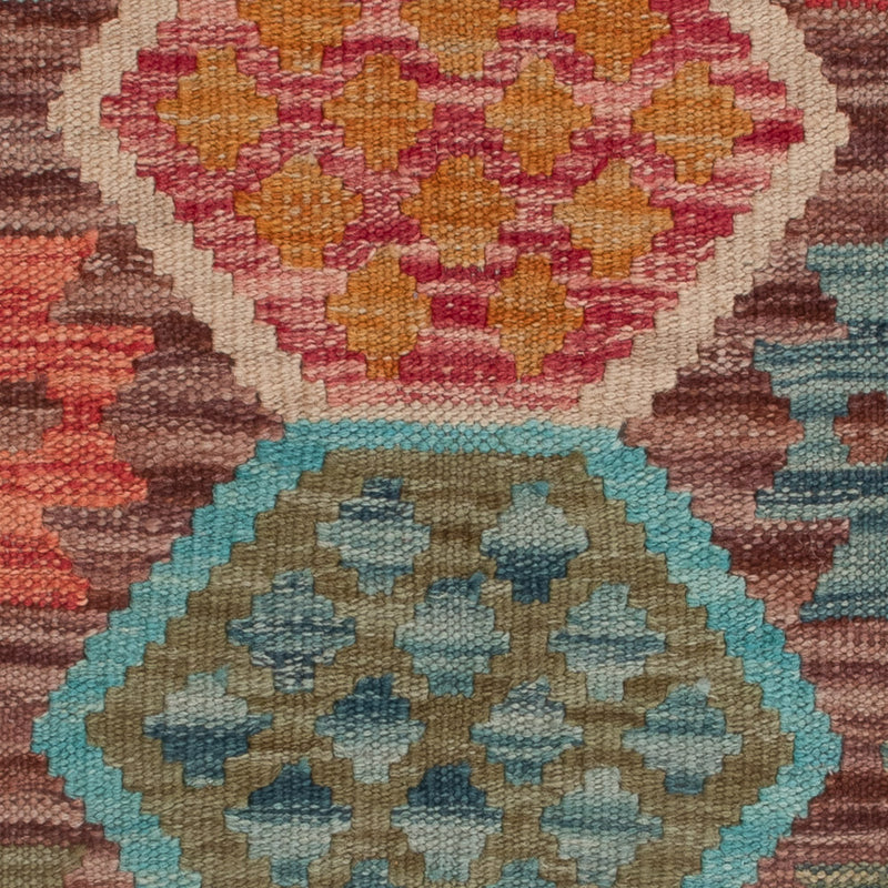 Kelim tapijt - Splash - 126 x 89 cm - veelkleurig