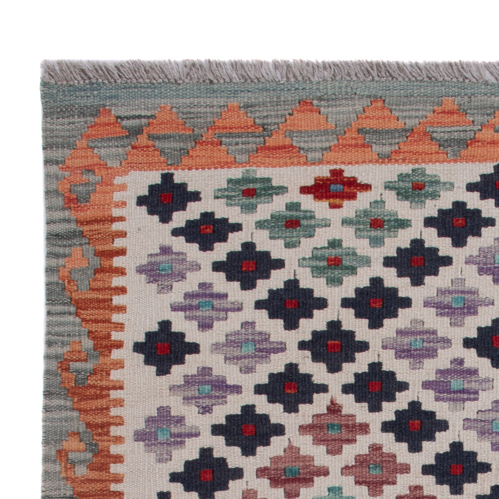 Kelim tapijt - Splash - 125 x 91 cm - veelkleurig