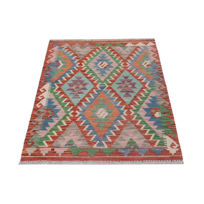 Kelim Teppich - Splash - 122 x 83 cm - mehrfarbig