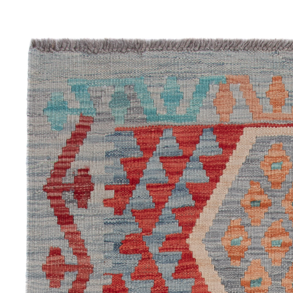 Kelim tapijt - Splash - 128 x 85 cm - veelkleurig