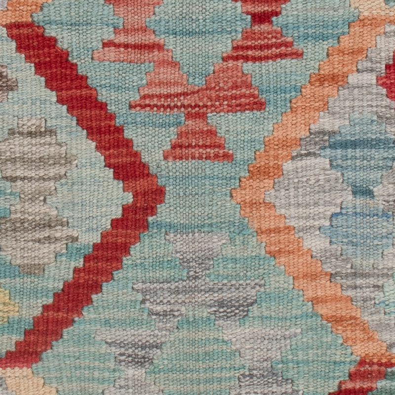 Kelim tapijt - Splash - 126 x 79 cm - veelkleurig