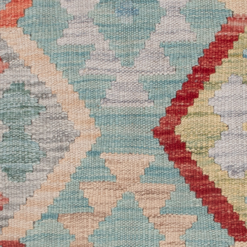 Kelim tapijt - Splash - 130 x 79 cm - veelkleurig