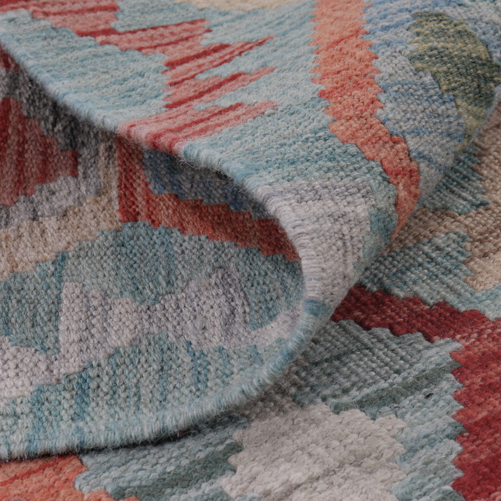 Kelim tapijt - Splash - 130 x 79 cm - veelkleurig