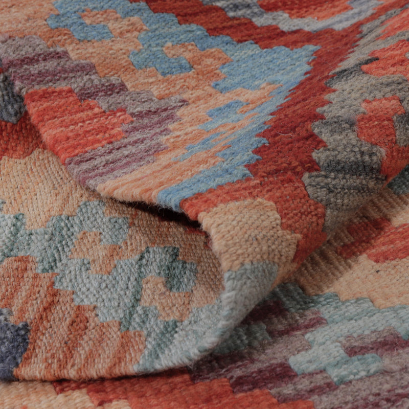 Kelim Teppich - Splash - 138 x 78 cm - mehrfarbig