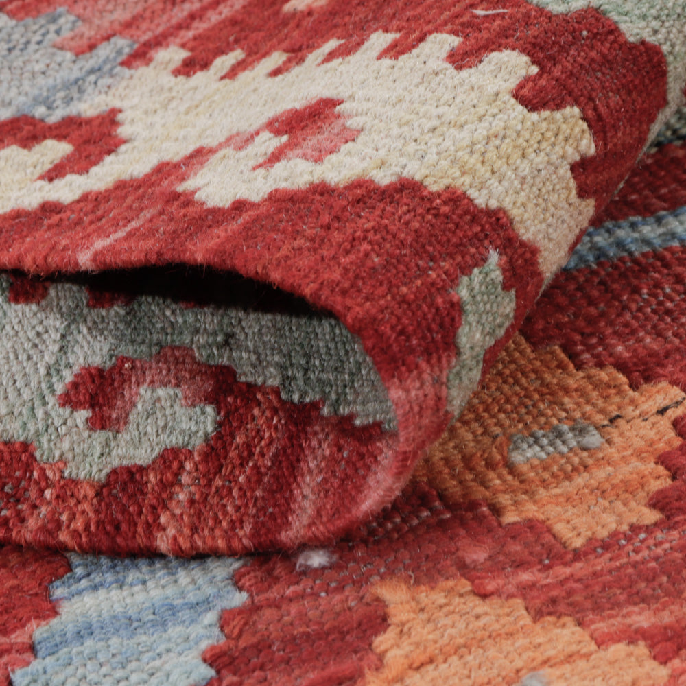 Kelim tapijt - Splash - 126 x 80 cm - veelkleurig