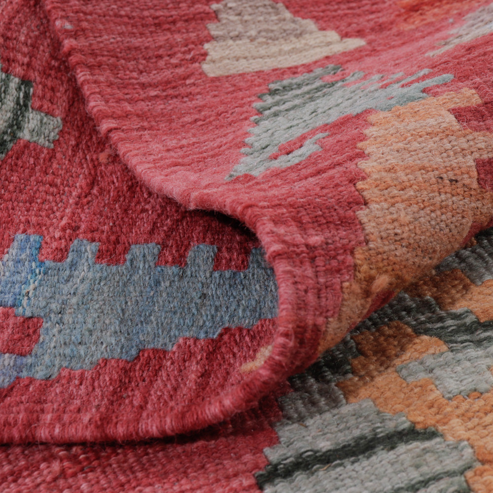 Kelim tapijt - Splash - 125 x 85 cm - veelkleurig