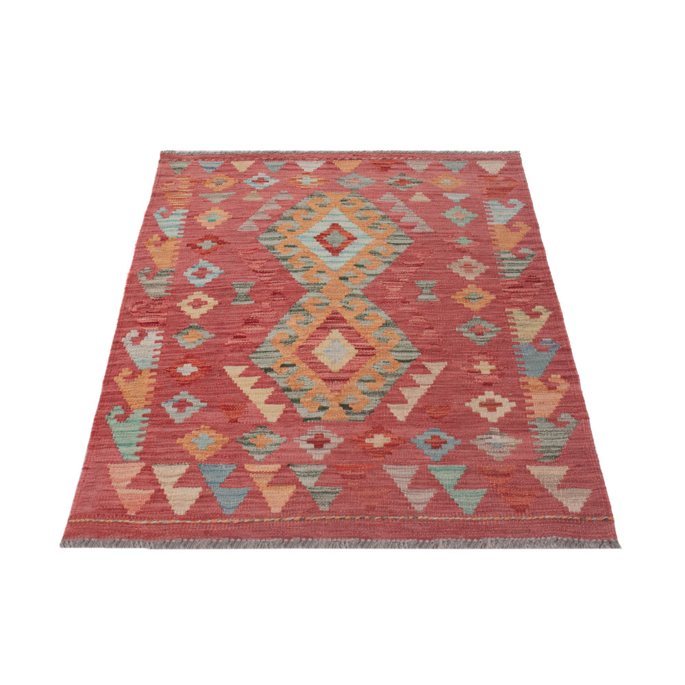 Kelim tapijt - Splash - 125 x 85 cm - veelkleurig