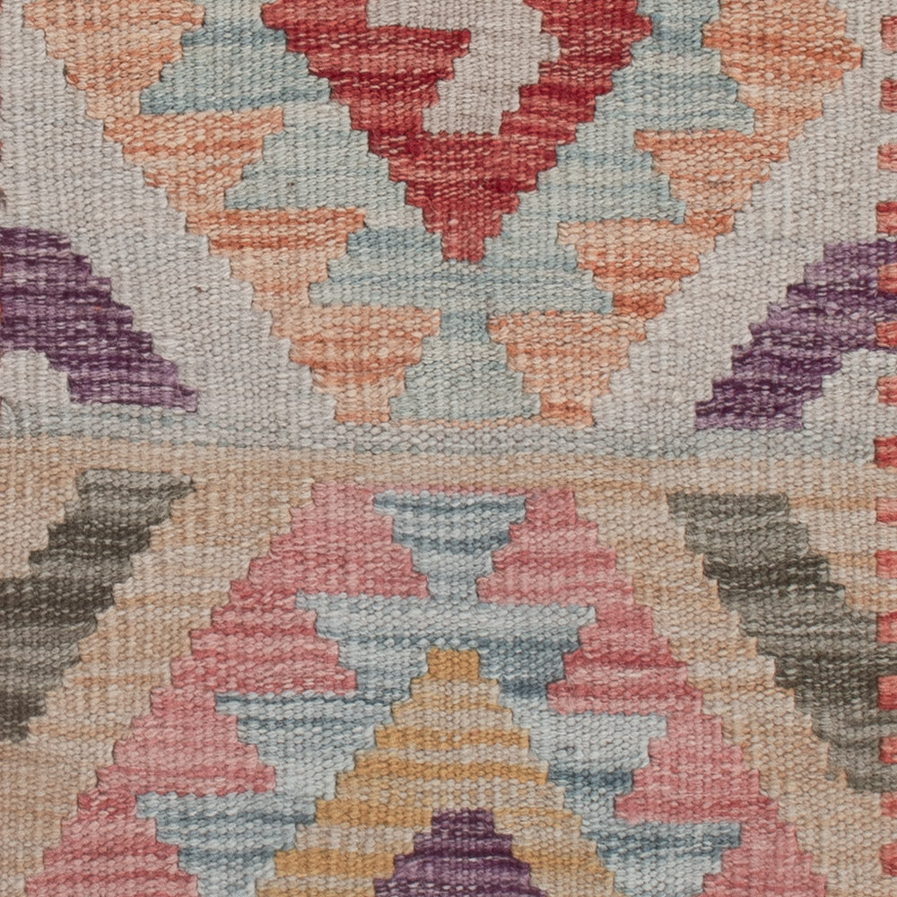 Kelim tapijt - Splash - 131 x 76 cm - veelkleurig