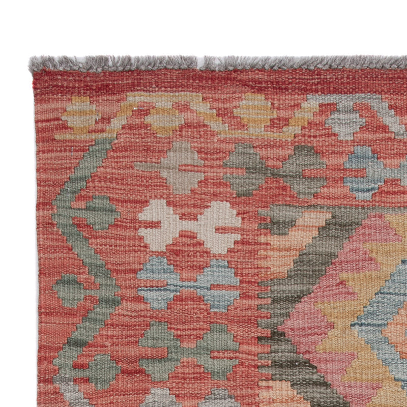 Kelim tapijt - Splash - 131 x 76 cm - veelkleurig