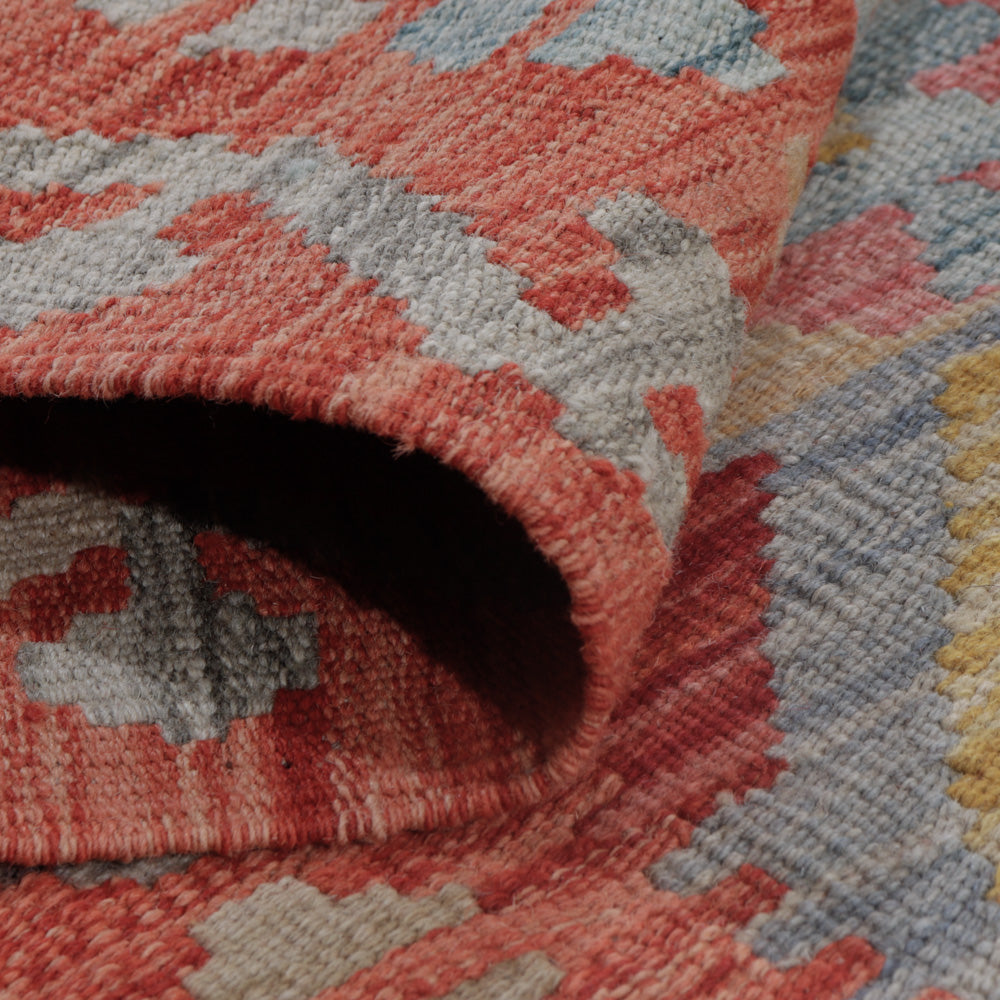 Kelim tapijt - Splash - 131 x 76 cm - veelkleurig