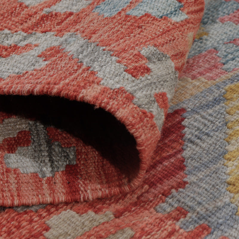 Kelim tapijt - Splash - 131 x 76 cm - veelkleurig