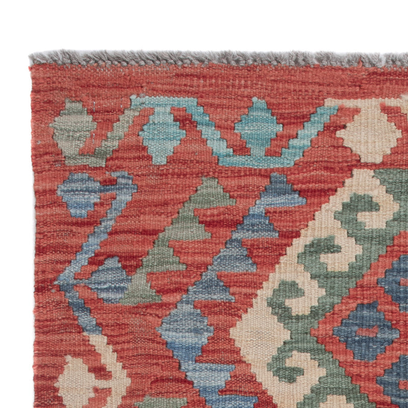 Kelim tapijt - Splash - 131 x 80 cm - veelkleurig
