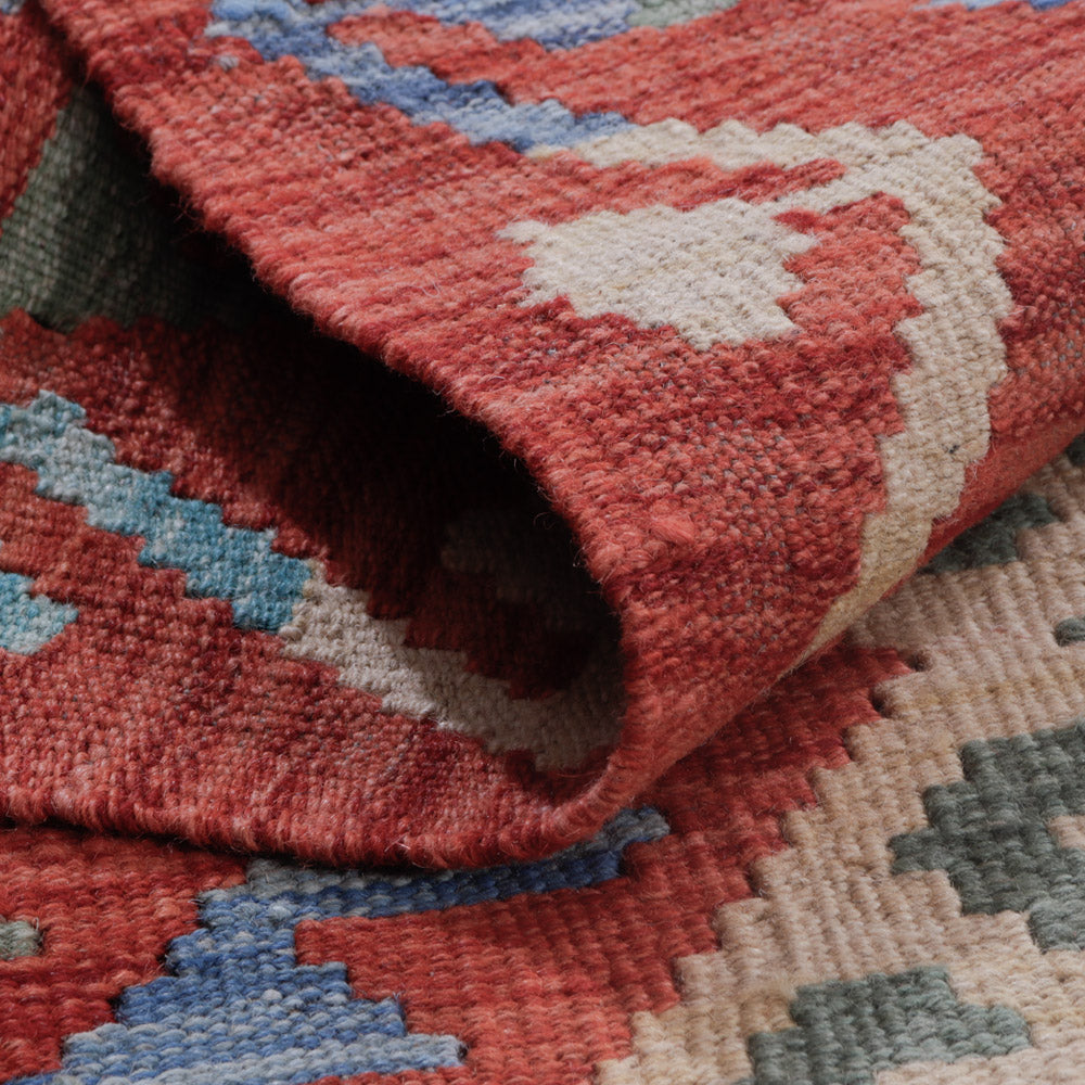 Kelim tapijt - Splash - 131 x 80 cm - veelkleurig