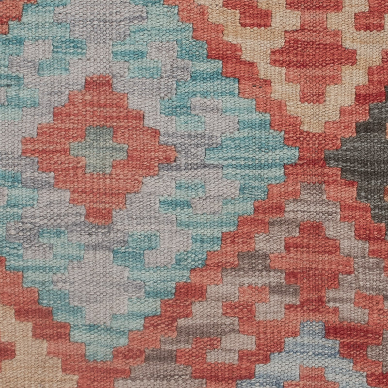 Kelim tapijt - Splash - 128 x 81 cm - veelkleurig